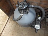 Sand pressure filter