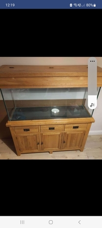 Aqua Oak 310litr tank and equipment £500